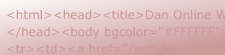 Welcome to Dan Online Webdesign.
